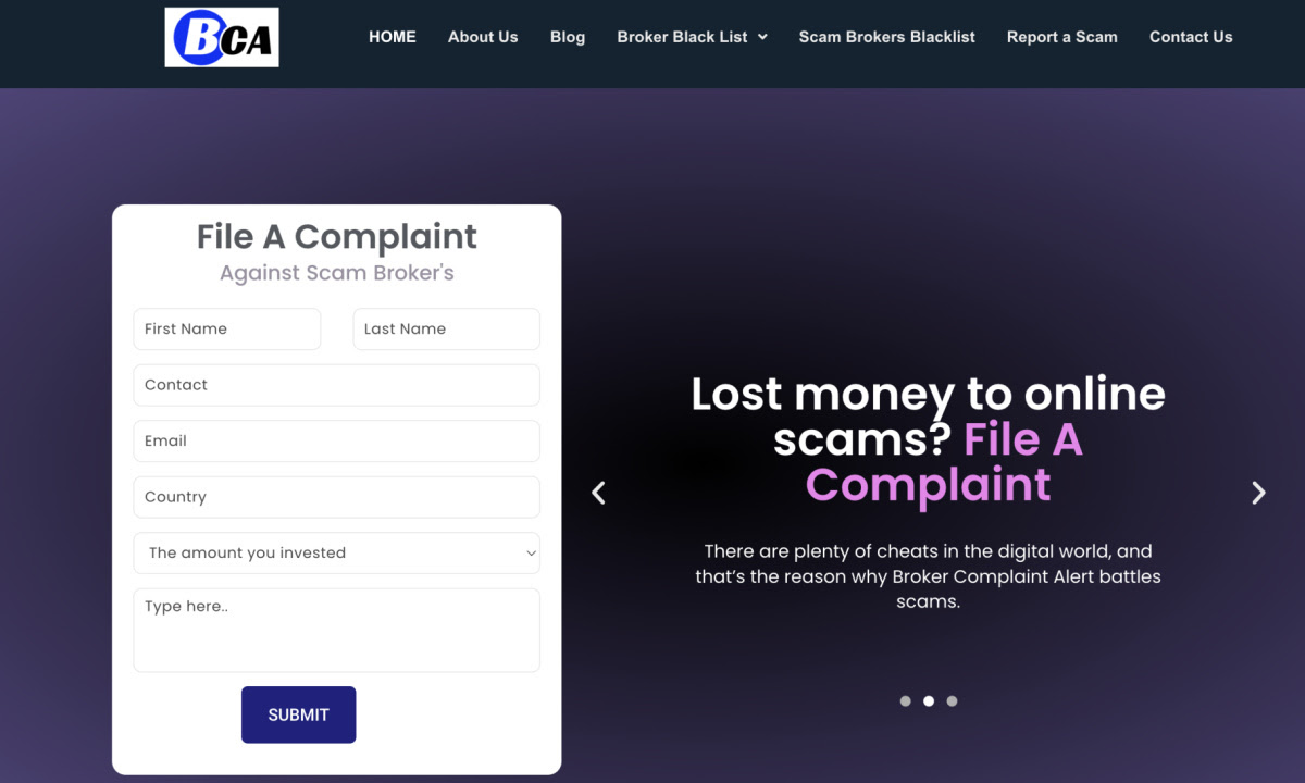Broker Complaint Alert (BCA) Marks 3 Years of Remarkable Success in Helping Crypto Scam Victims Recover Lost Assets